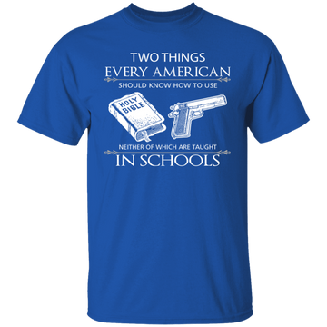 Buy royal Two Things Every American T-Shirt &amp; Hoodie