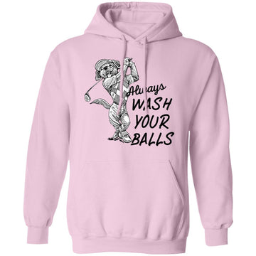 Buy light-pink always wash your balls T-shirts &amp; Hoodie