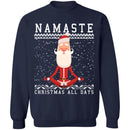 Ugly Christmas Namaste all days Sweater-2
