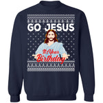 Go Jesus Ugly Christmas Sweater