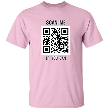 Buy light-pink Scan me if you can T-shrits &amp; Tank top