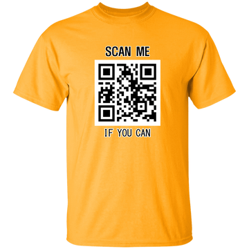 Buy gold Scan me if you can T-shrits &amp; Tank top