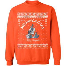 Buy orange Meowy Ugly Catmas Christmas Sweater