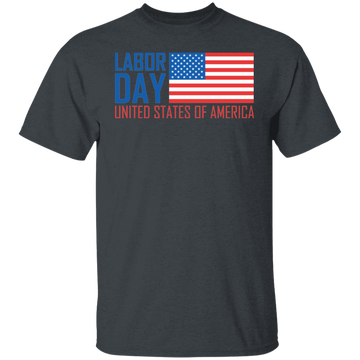 Buy dark-heather Happy Labor day T-shirts &amp; Hoodie