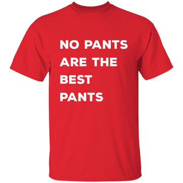 Buy red No pants are the best pants T-shirts &amp; Hoodie