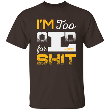 Buy dark-chocolate Funny old mens T-shirts &amp; Hoodie