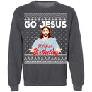 Go Jesus Ugly Christmas Sweater-9