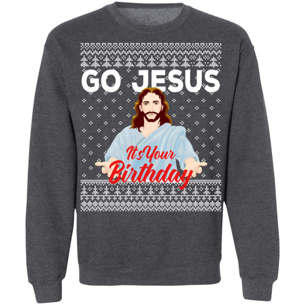 Go Jesus Ugly Christmas Sweater