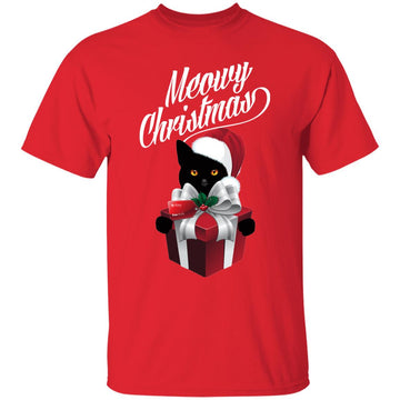 Buy red Ugly christmas Meowy T-shirts &amp; Hoodie