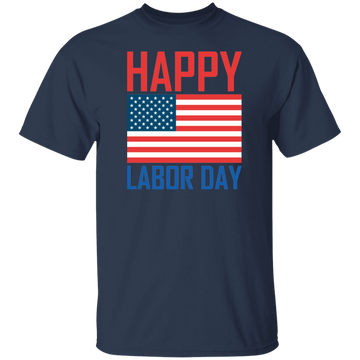 Buy navy Happy Labor day T-shirts &amp; Hoodie