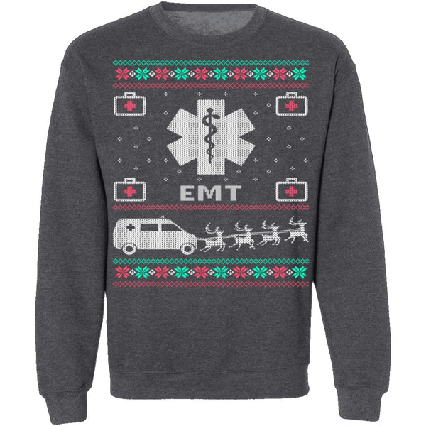 EMT Ugly Christmas Sweater CustomCat