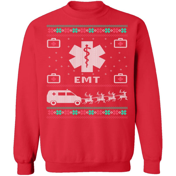 EMT Ugly Christmas Sweater CustomCat