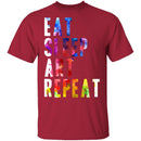 Eat Sleep Art Repeat T-Shirt CustomCat