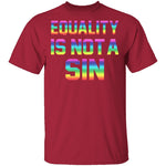 Equality Is Not A Sin T-Shirt CustomCat