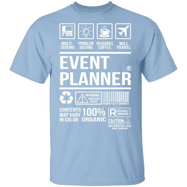 Event Planner T-Shirt CustomCat