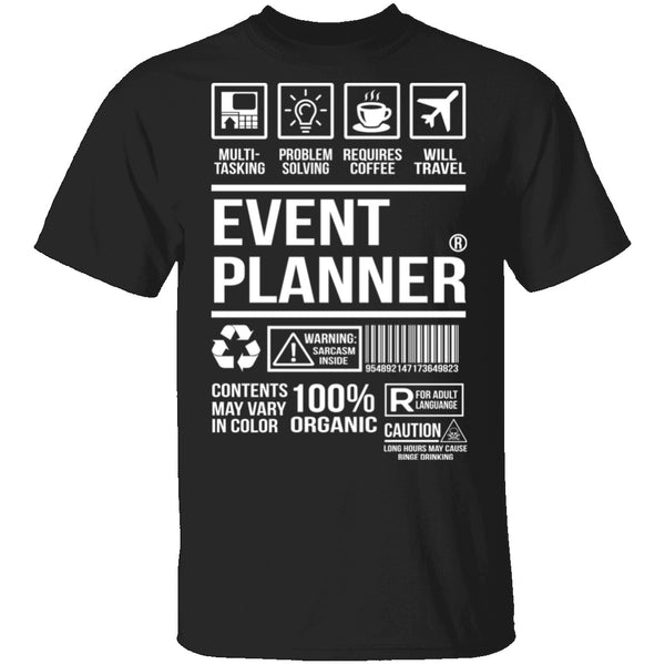 Event Planner T-Shirt CustomCat
