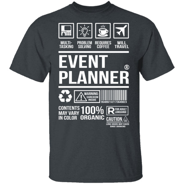 Event Planner T-Shirt CustomCat