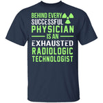 Exhausted Radiologic Technologist T-Shirt CustomCat
