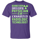 Exhausted Radiologic Technologist T-Shirt CustomCat