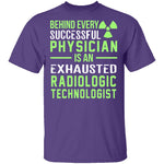 Exhausted Radiologic Technologist T-Shirt CustomCat