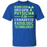 Exhausted Radiologic Technologist T-Shirt CustomCat