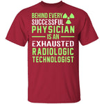 Exhausted Radiologic Technologist T-Shirt CustomCat