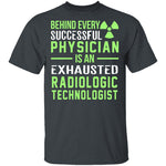 Exhausted Radiologic Technologist T-Shirt CustomCat