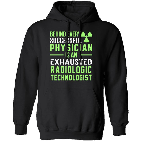 Exhausted Radiologic Technologist T-Shirt CustomCat