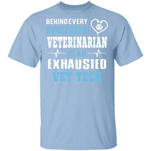 Exhausted Vet Tech T-Shirt