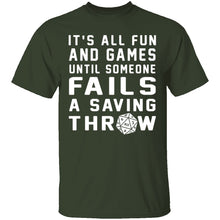 Failed Saving Throw T-Shirt