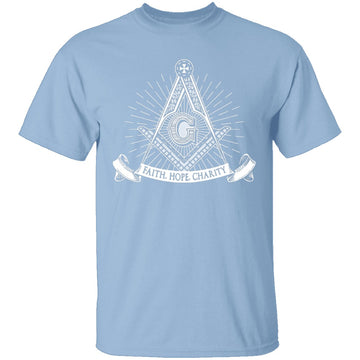 Faith, Hope, Charity T-Shirt CustomCat