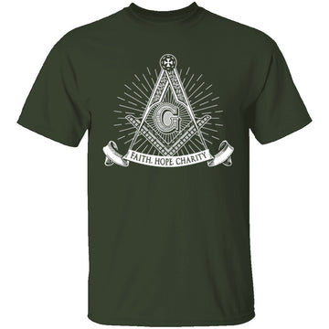Faith, Hope, Charity T-Shirt CustomCat