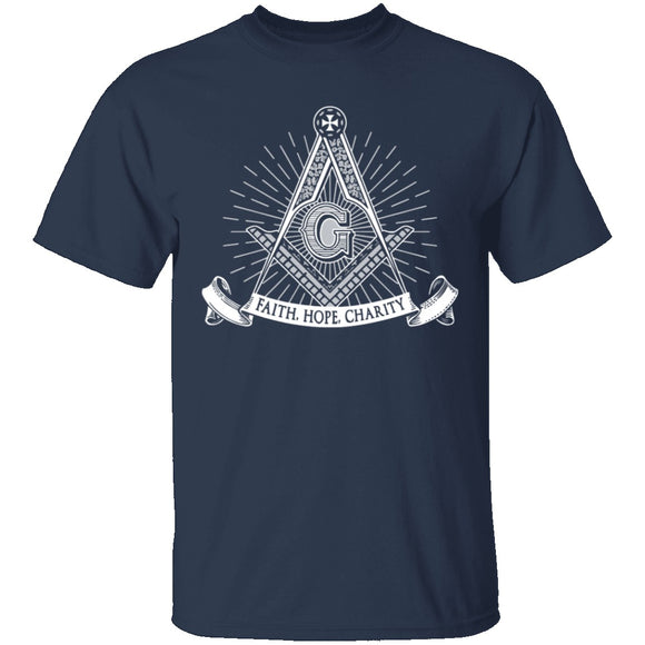 Faith, Hope, Charity T-Shirt CustomCat