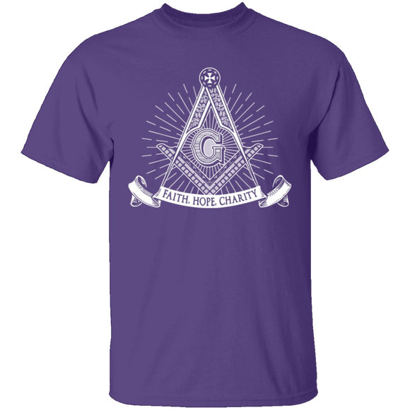 Faith, Hope, Charity T-Shirt CustomCat