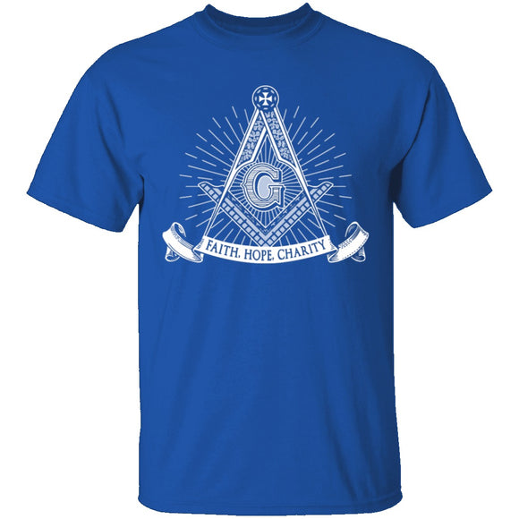 Faith, Hope, Charity T-Shirt CustomCat