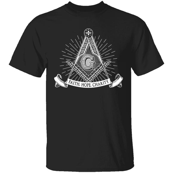 Faith, Hope, Charity T-Shirt CustomCat