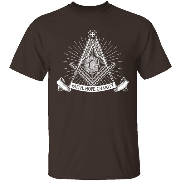 Faith, Hope, Charity T-Shirt CustomCat