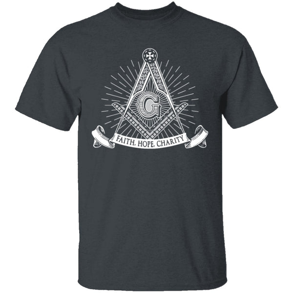 Faith, Hope, Charity T-Shirt CustomCat