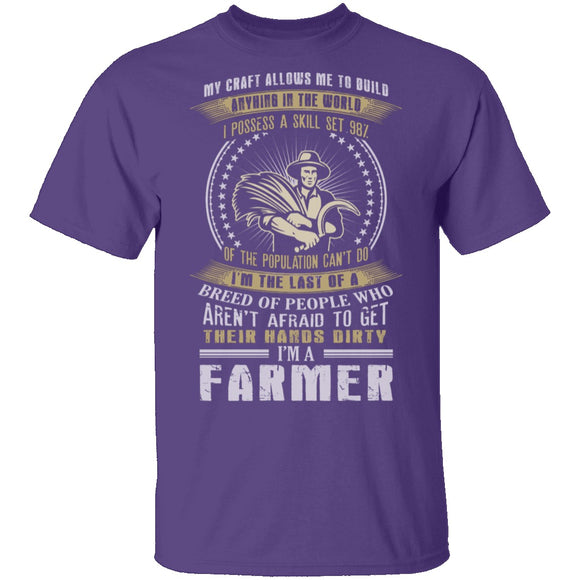 Farmer - Last Of A Dying Breed T-Shirt CustomCat