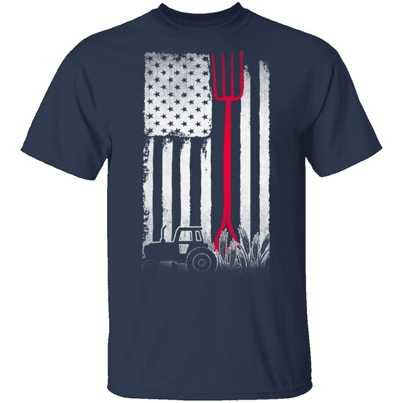 Farming Flag T-Shirt CustomCat