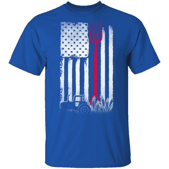 Farming Flag T-Shirt CustomCat