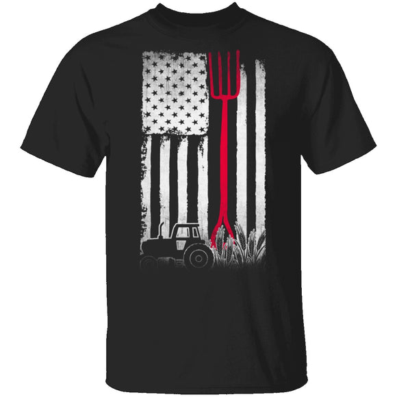 Farming Flag T-Shirt CustomCat