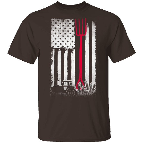 Farming Flag T-Shirt CustomCat
