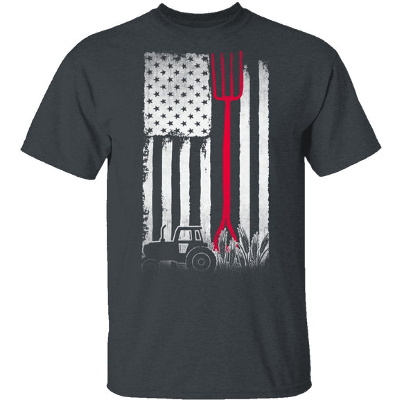 Farming Flag T-Shirt CustomCat