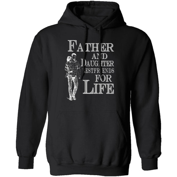 Father and Daughter Best Friends for Life T-Shirt CustomCat