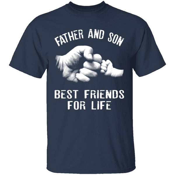 Father and Son Fist Bump Friends For Life - T-Shirt | Gnarly Tees