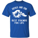 Father and Son Fist Bump Friends T-Shirt CustomCat