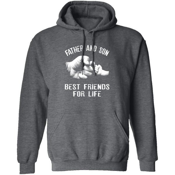 Father and Son Fist Bump Friends T-Shirt CustomCat