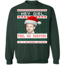 Feel My Sweater Ugly Christmas Sweater CustomCat