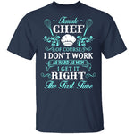 Female Chef T-Shirt CustomCat